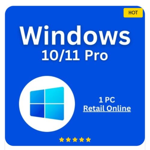 Windows 10 / 11 Pro 1PC [Retail Online]