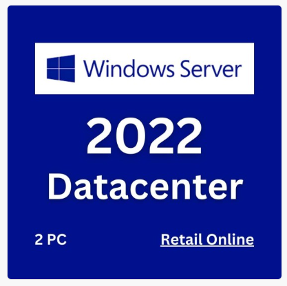 Windows Server 2022 Datacenter 2PC RETAIL ONLINE